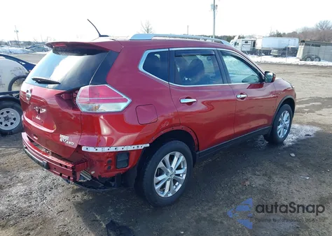 2016 Niss Rogue Sv Awd Sv z USA, uszkodzony, nr VIN KNMAT2MV5GP626898
